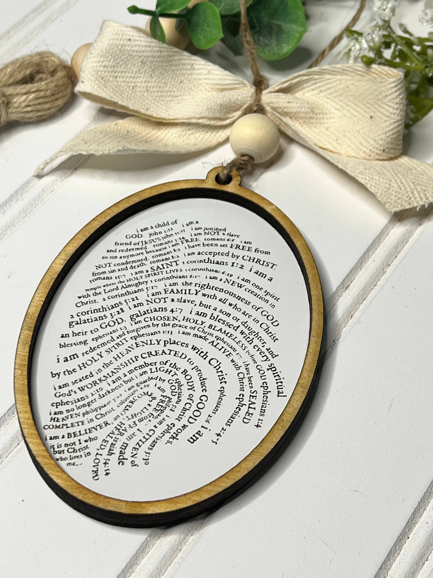 God's Fingerprint Ornament