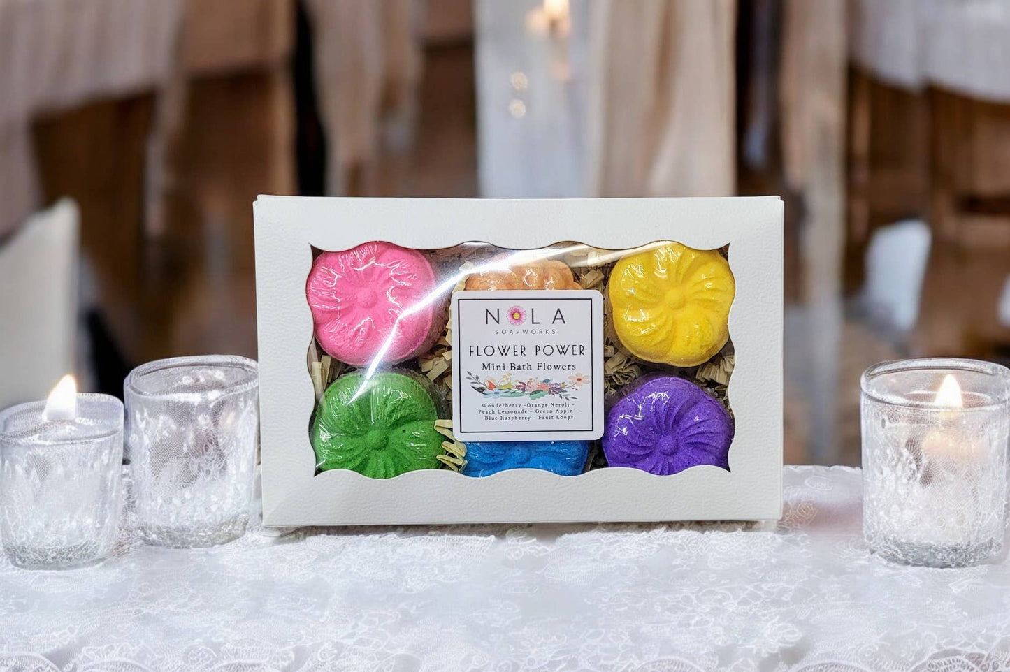 Flower Power Bath Bombs - 6oz