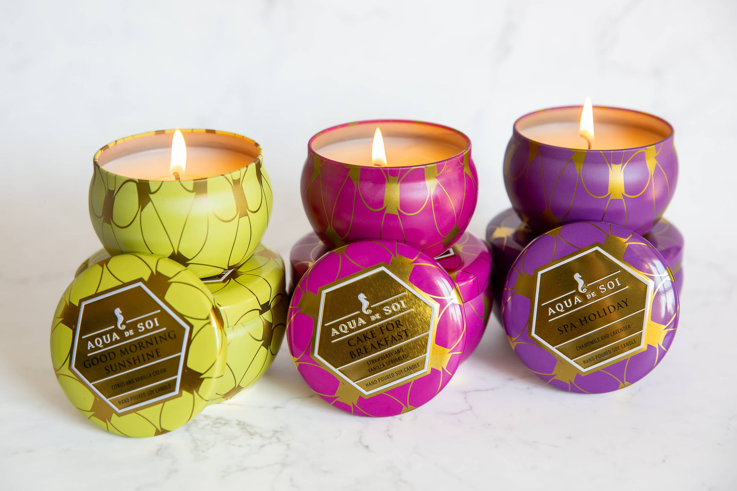 Good Morning Sunshine 9oz Aqua De Soy Candle Tin
