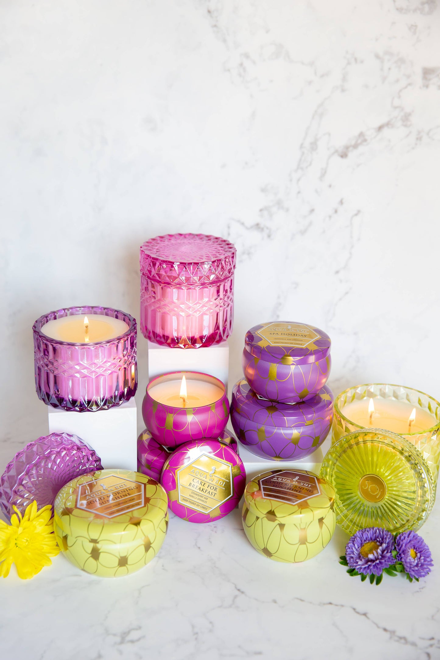 Good Morning Sunshine 9oz Aqua De Soy Candle Tin