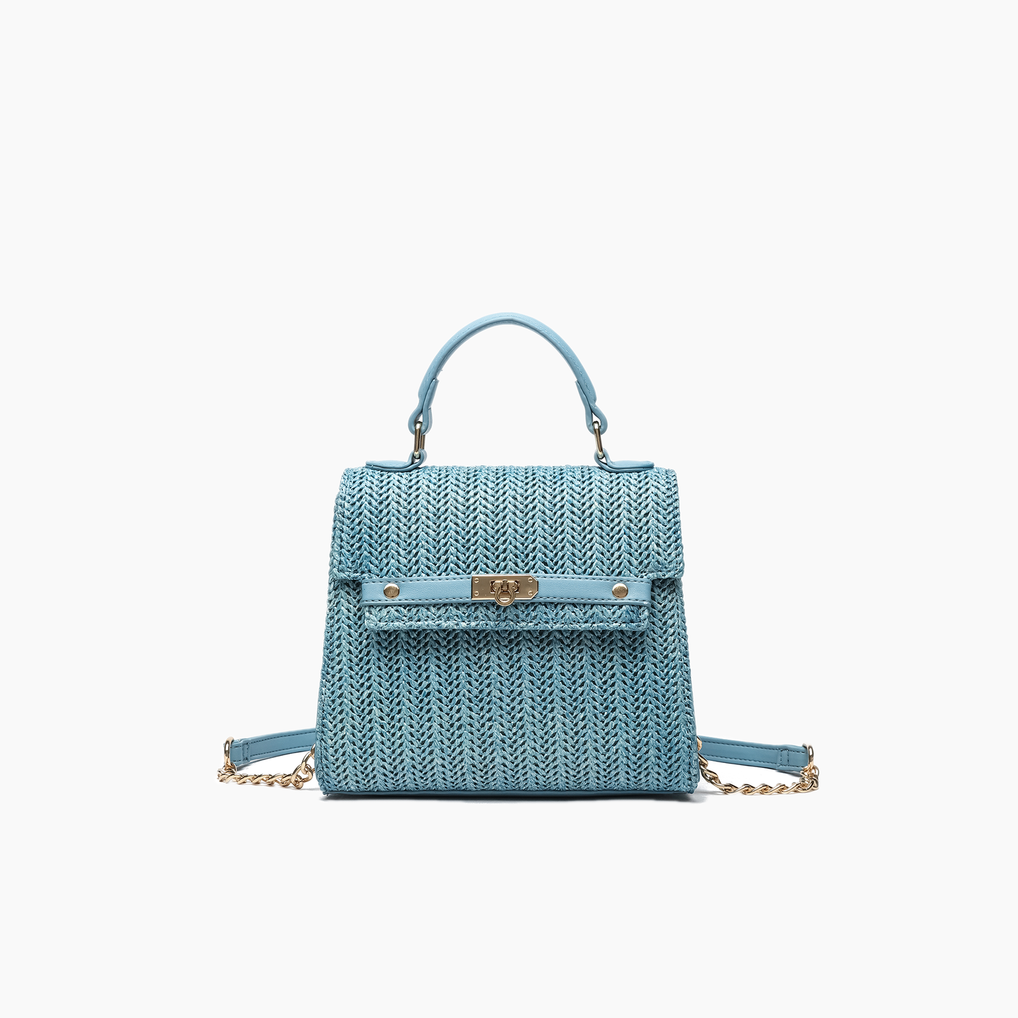 Woven Straw Crossbody Purse Casual Vacation Travel Bag