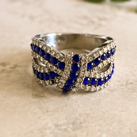 The Juliette Sapphire Crystal Ring