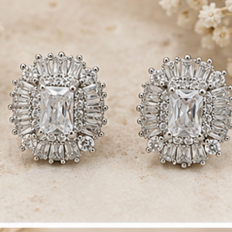 Glamour Statement Crystal Studs