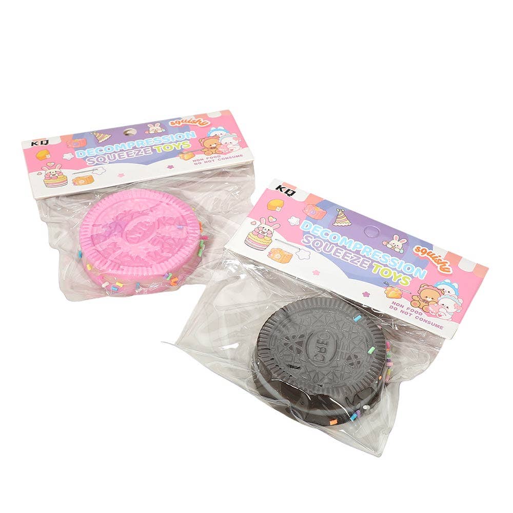 24PCS - Cookie Shaped Squeeze Stress Relief Toy