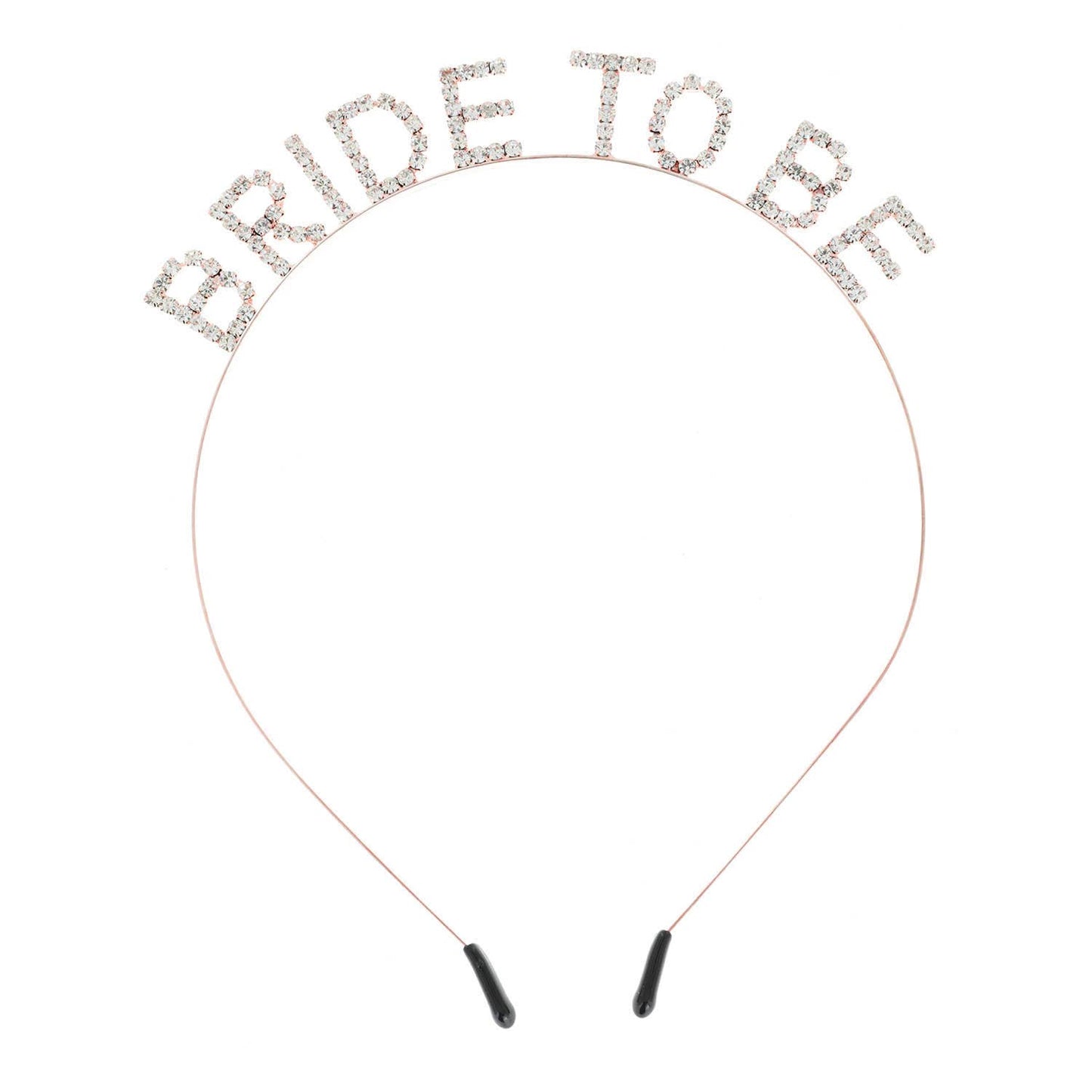 Rhinestone Bride To Be Text Headband