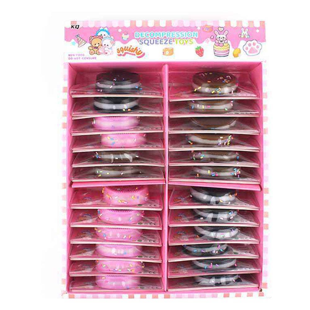 24PCS - Cookie Shaped Squeeze Stress Relief Toy