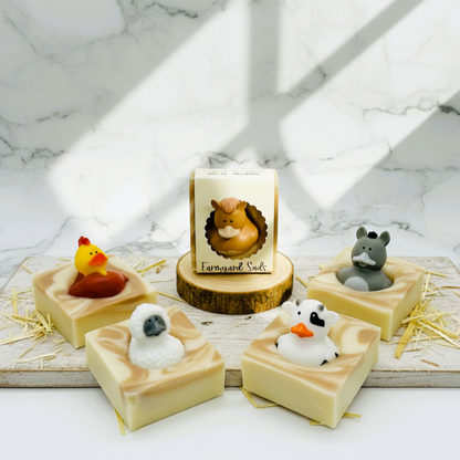 Farmyard Suds Handmade Soap Bar for Kids VEGAN COLD PROCESS