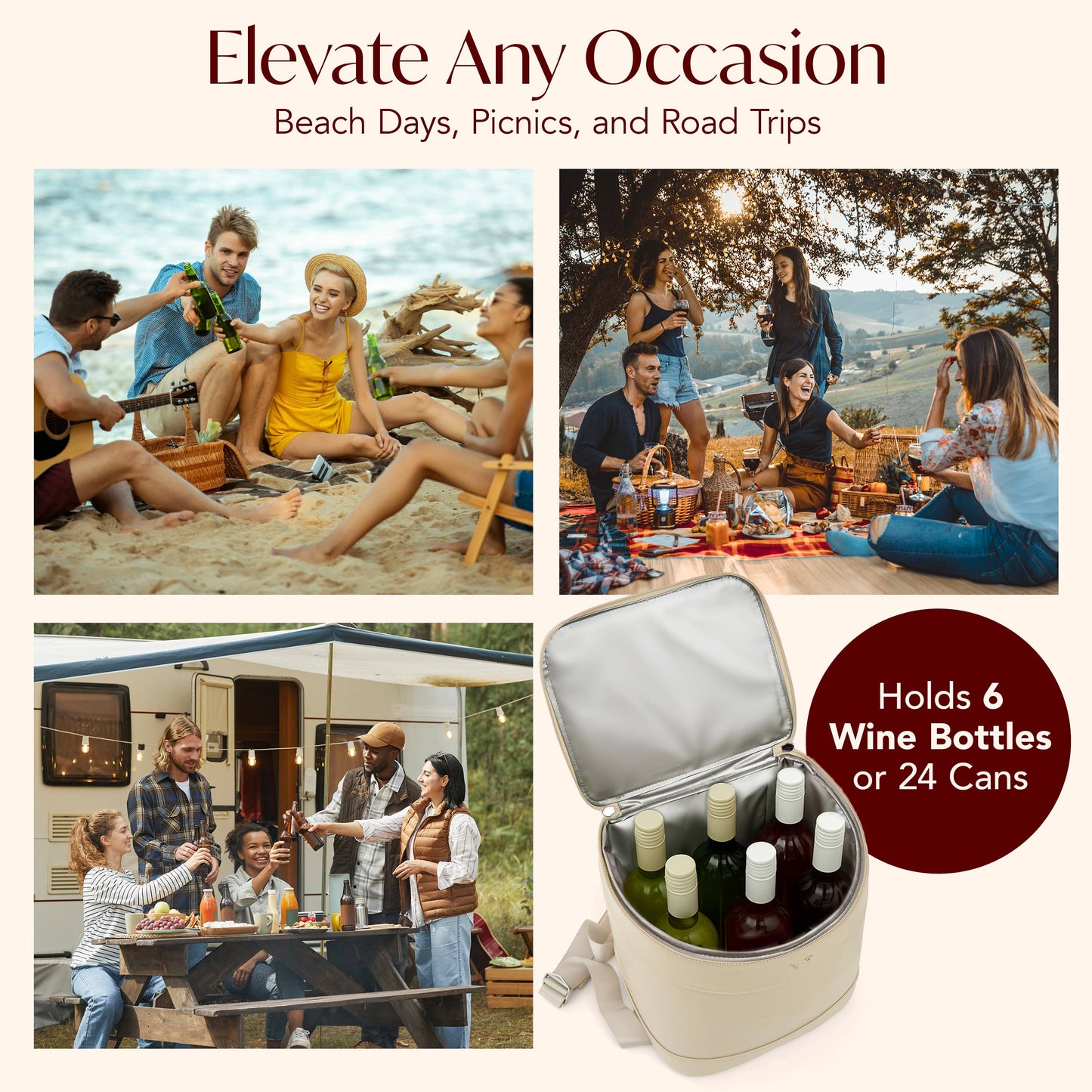 Vin Fresco Insulated Cooler Backpack