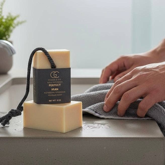 MEN'S COLLECTION Kentucky Bourbon Handmade Soap Set of 3