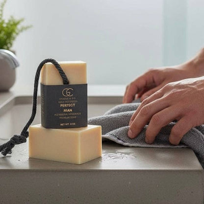 MEN'S COLLECTION Kentucky Bourbon Handmade Soap Set of 3