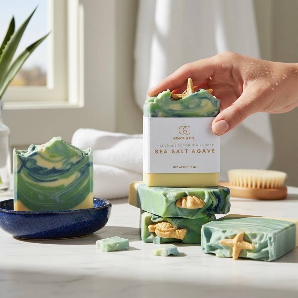 Sea Salt Agave – Ocean-Fresh Luxury Soap