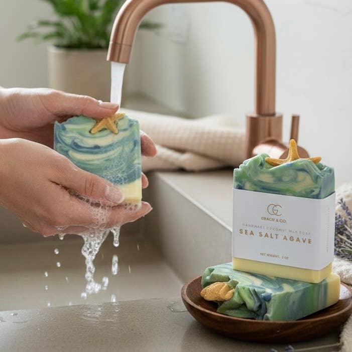 Sea Salt Agave – Ocean-Fresh Luxury Soap