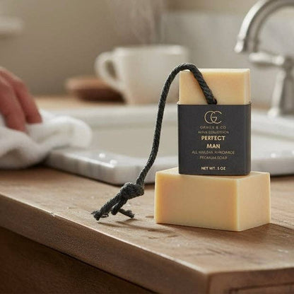 Men’s Collection – Perfect Man Premium  Coconut Milk Soap Set of 3