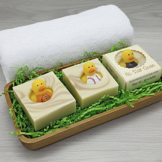 All-Star Clean Handmade Soap Bar for Kids VEGAN COLD PROCESS