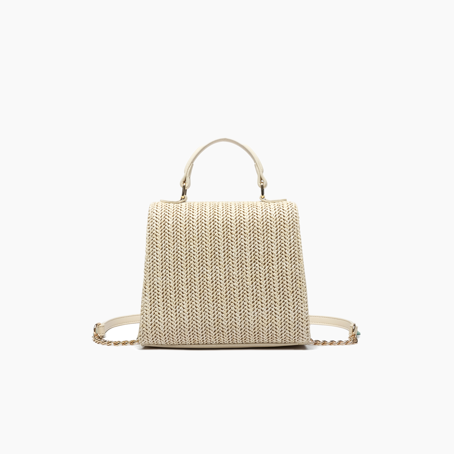 Woven Straw Crossbody Purse Casual Vacation Travel Bag