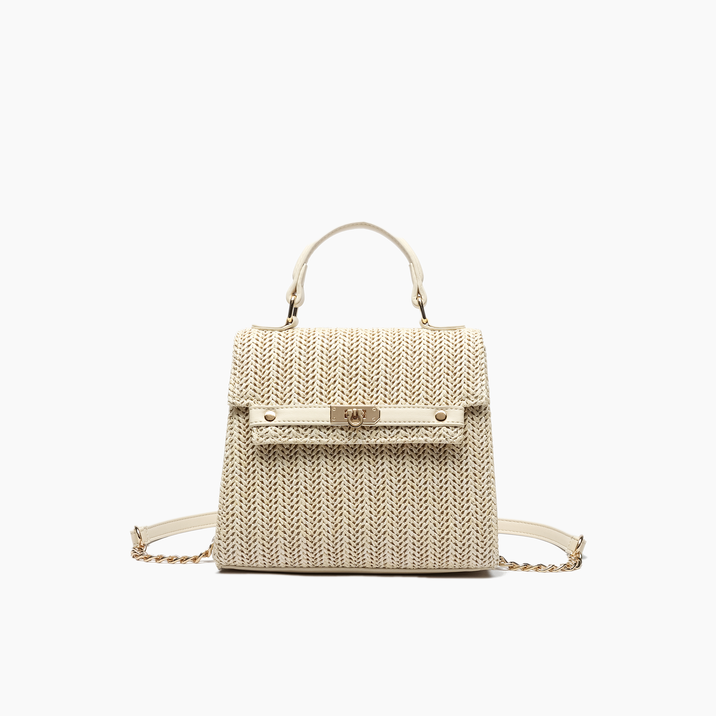 Woven Straw Crossbody Purse Casual Vacation Travel Bag