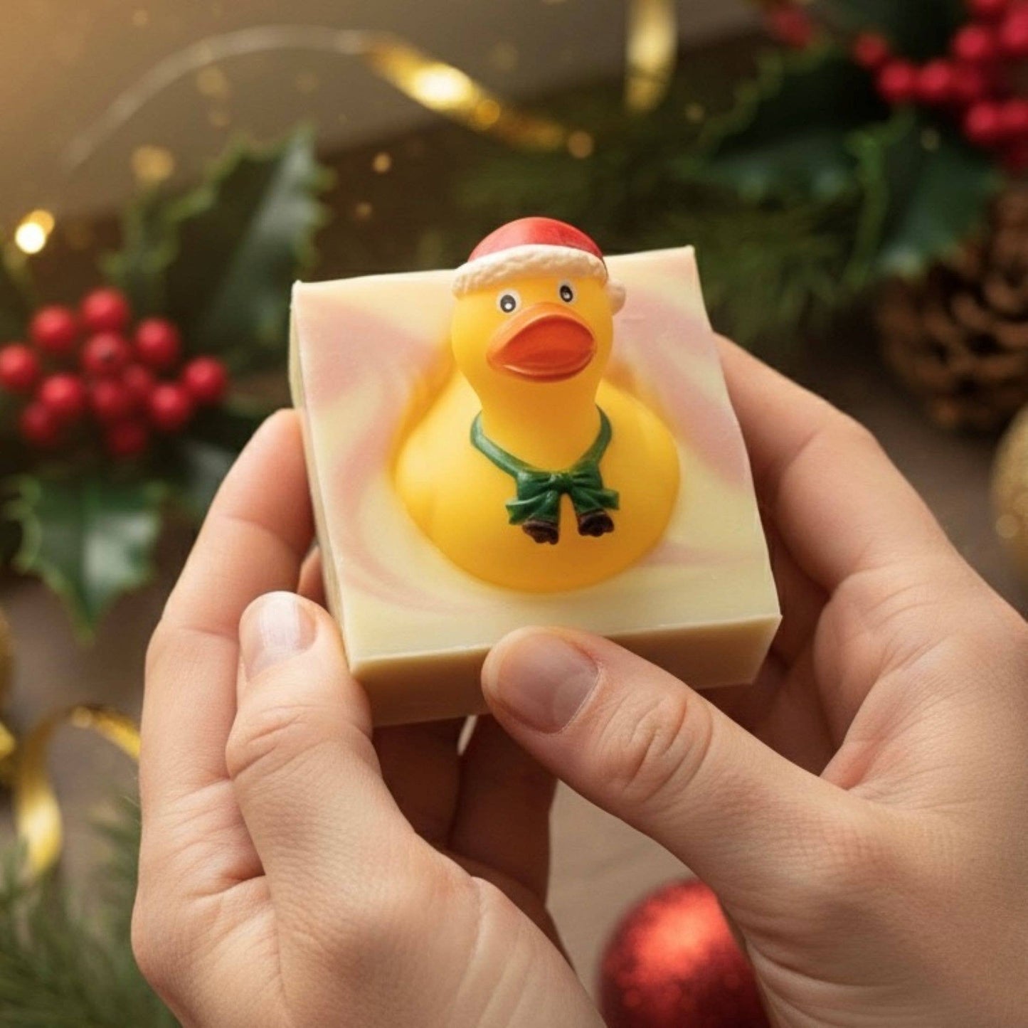 Jingle Suds Holiday Handmade Soap Bar for Kids SEASONAL