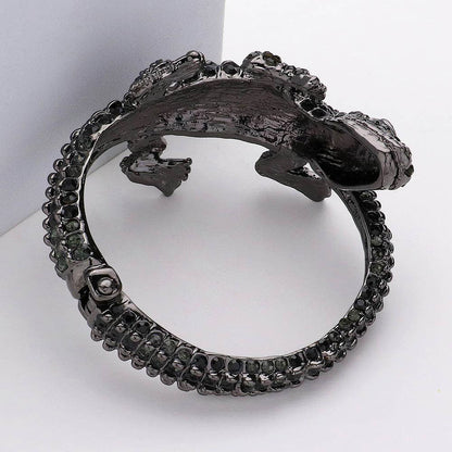 Crystal Rhinestone Crocodile/Alligator Embellished Bracelet