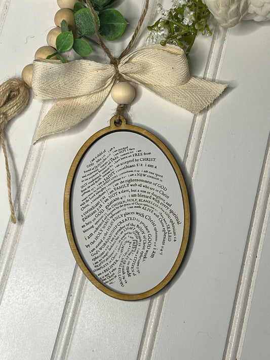 God's Fingerprint Ornament