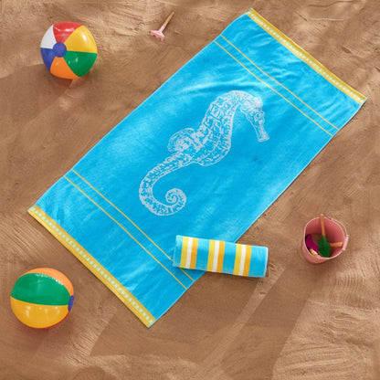 Beach Towels - 100% Cotton Jacquard, 2pk  - Playa Collection