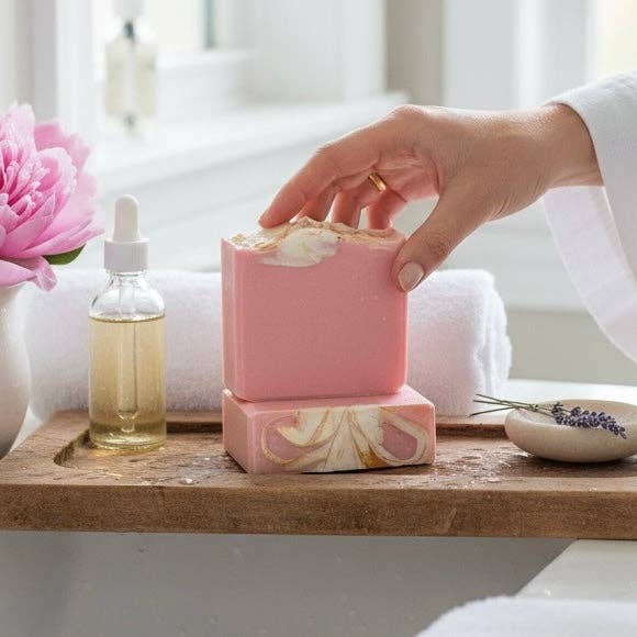 Pink Peony Shea Butter Soap