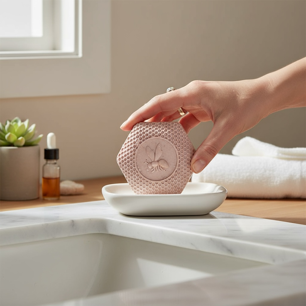 Rose French Pink Clay Facial Soap