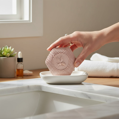 Rose French Pink Clay Facial Soap