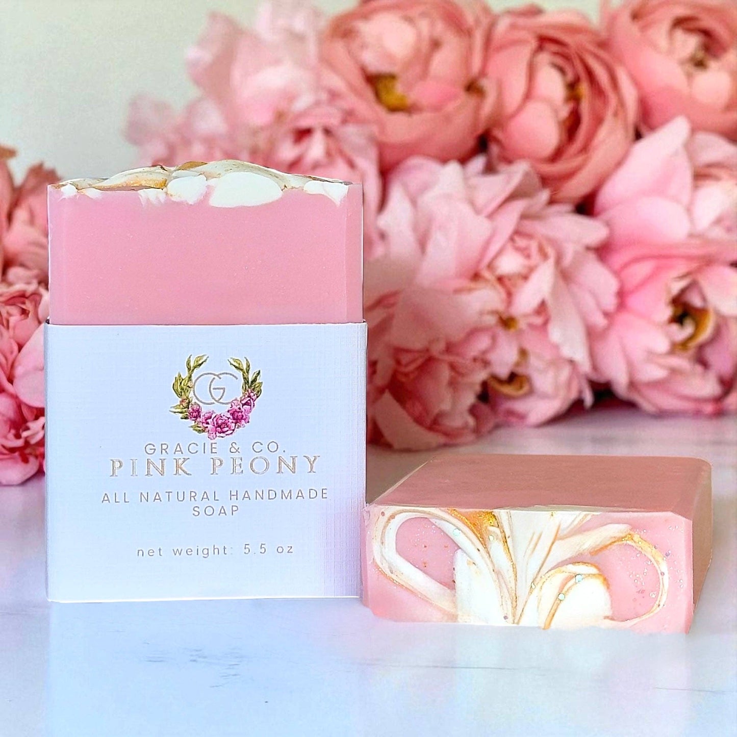 Pink Peony Shea Butter Soap