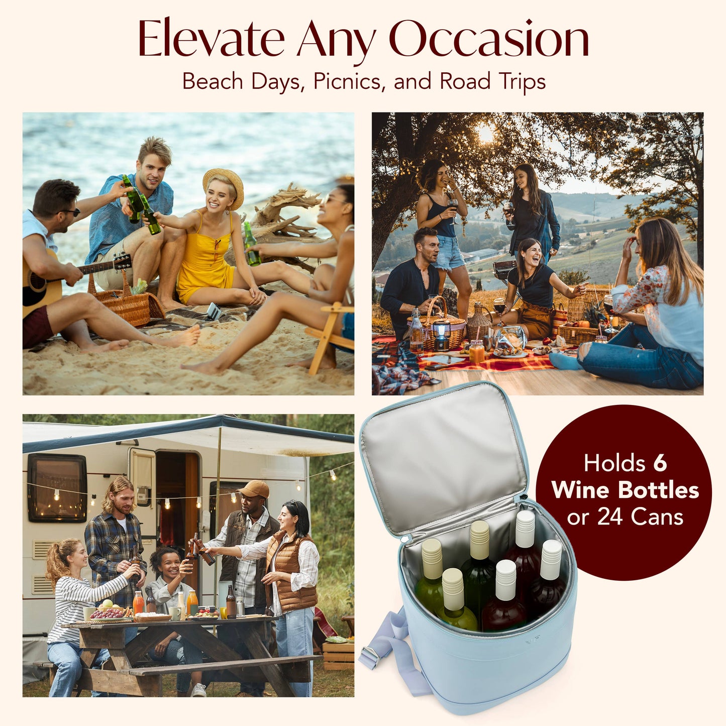 Vin Fresco Insulated Cooler Backpack