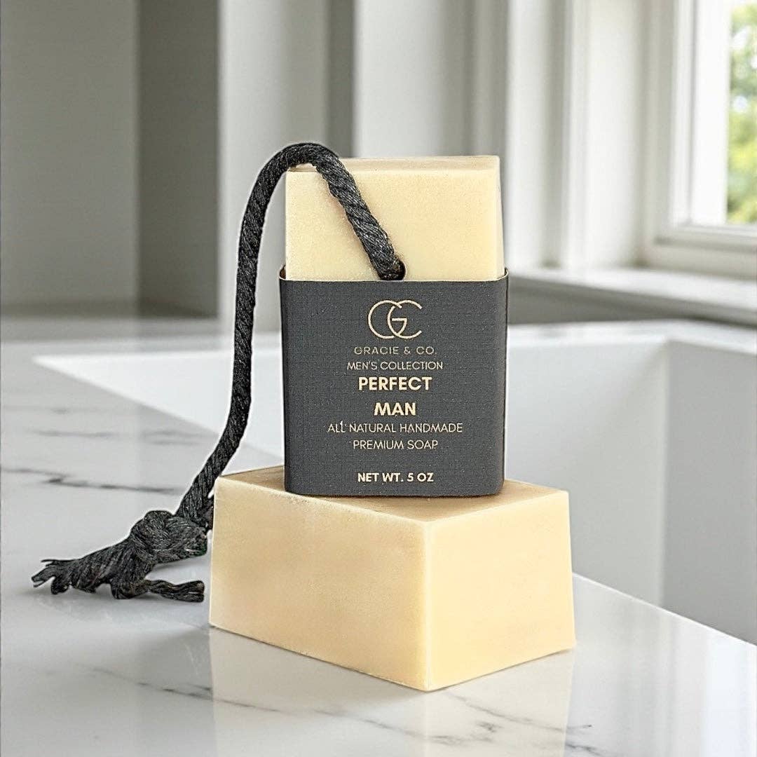 MEN'S COLLECTION Kentucky Bourbon Handmade Soap Set of 3