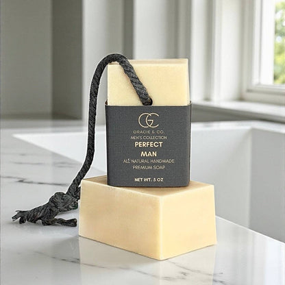 MEN'S COLLECTION Kentucky Bourbon Handmade Soap Set of 3