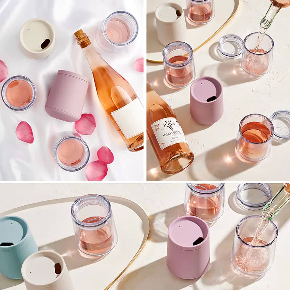 Soft Matte Portable Wine Tumbler