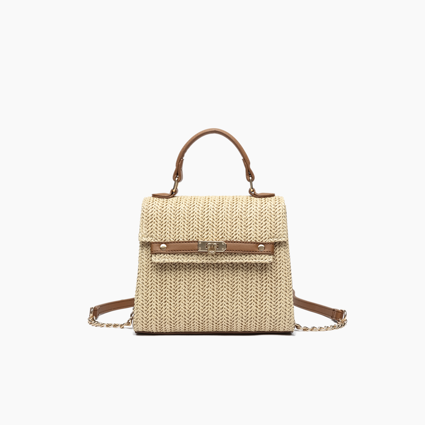 Woven Straw Crossbody Purse Casual Vacation Travel Bag