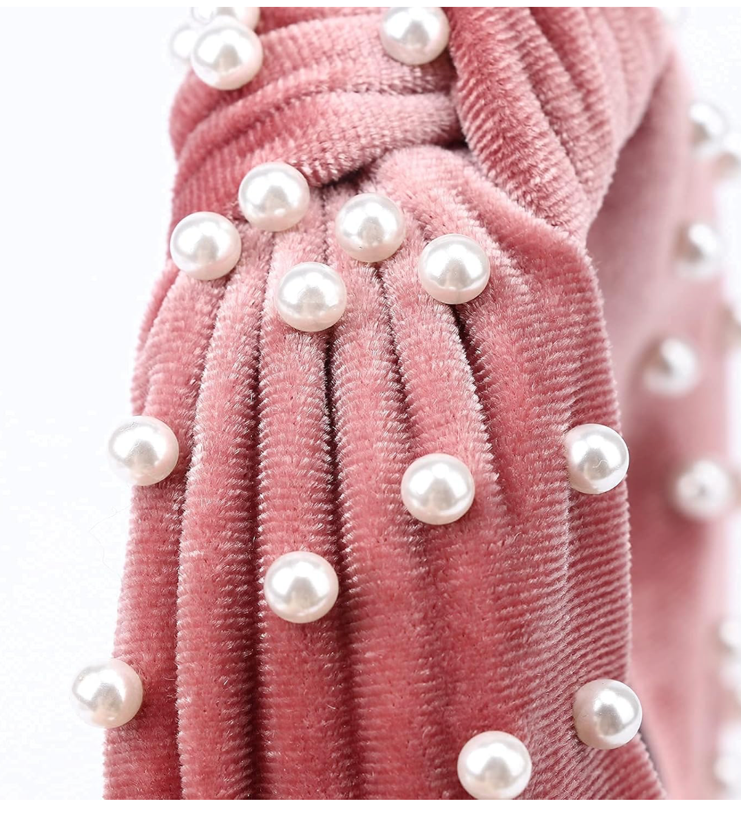 Velvet Pearl Headband Set
