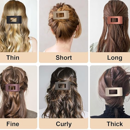 Lay-Flat French Hair Clip for All-Day Comfort