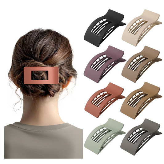 Lay-Flat French Hair Clip for All-Day Comfort