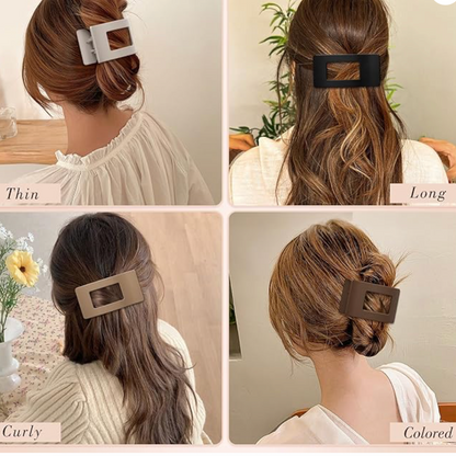 Medium Lay-Flat French Hair Clip for All-Day Comfort