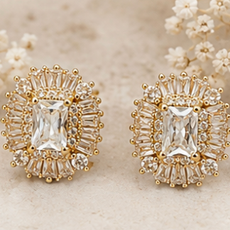 Glamour Statement Crystal Studs