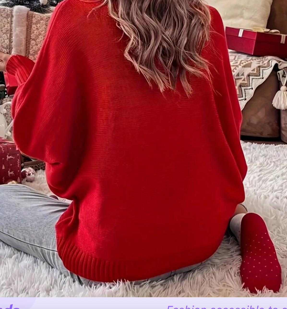 Christmas, New Year’s, & Winter High Collar Sweater