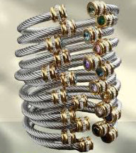 Sabrina Birthstone Cable Bracelet