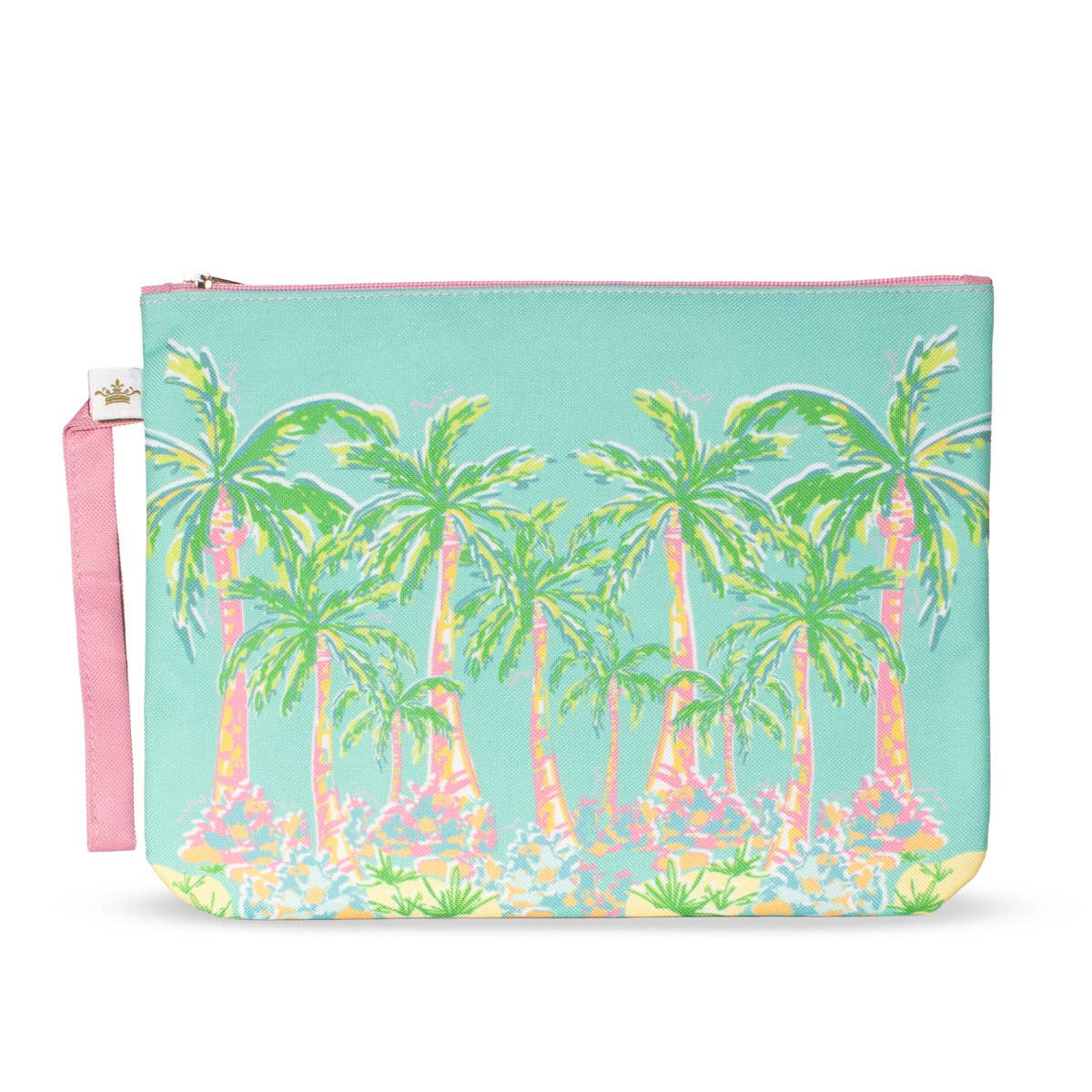 Caribbean Palm Wet/Dry Bag   Aruba Blue/Multi   12x9