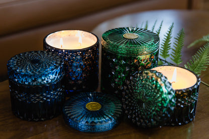 Blue Spruce 15oz Shimmer Candle 2 wick