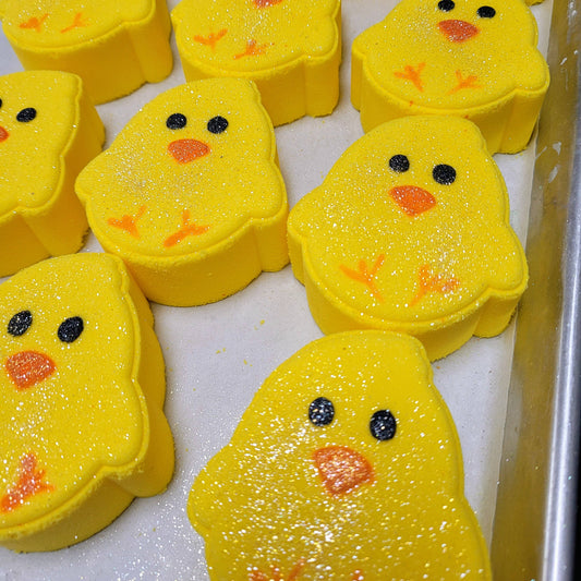 Easter Chick Bath Bomb - Fresh Peach - 4.5 oz