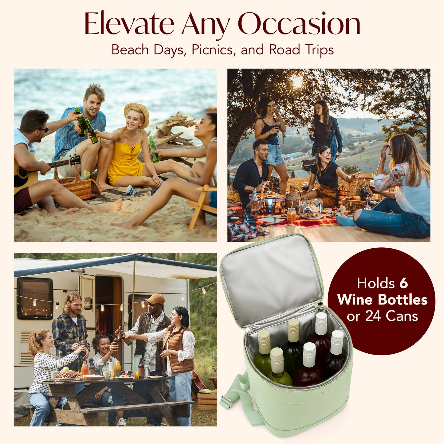 Vin Fresco Insulated Cooler Backpack