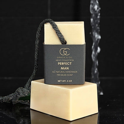 MEN'S COLLECTION Kentucky Bourbon Handmade Soap Set of 3