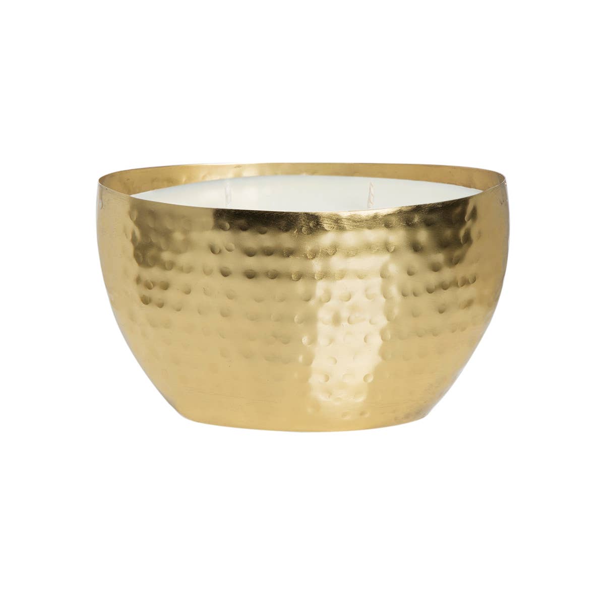 Gilded Cinnamon Gold OVAL Brass Bowl 18oz Candle