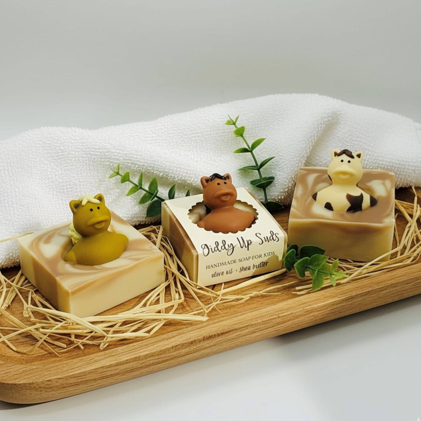 Giddy-Up Suds Handmade Soap Bar for Kids VEGAN COLD PROCESS