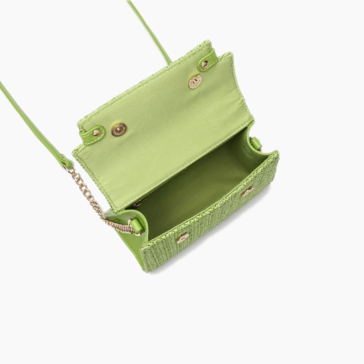 Woven Straw Crossbody Purse Casual Vacation Travel Bag