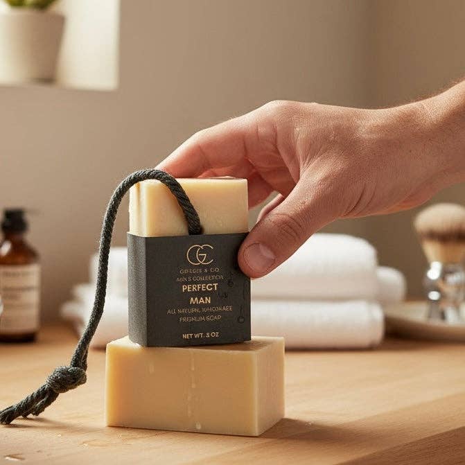 Men’s Collection – COOL WATER Premium  Coconut Milk Soap Set of 3