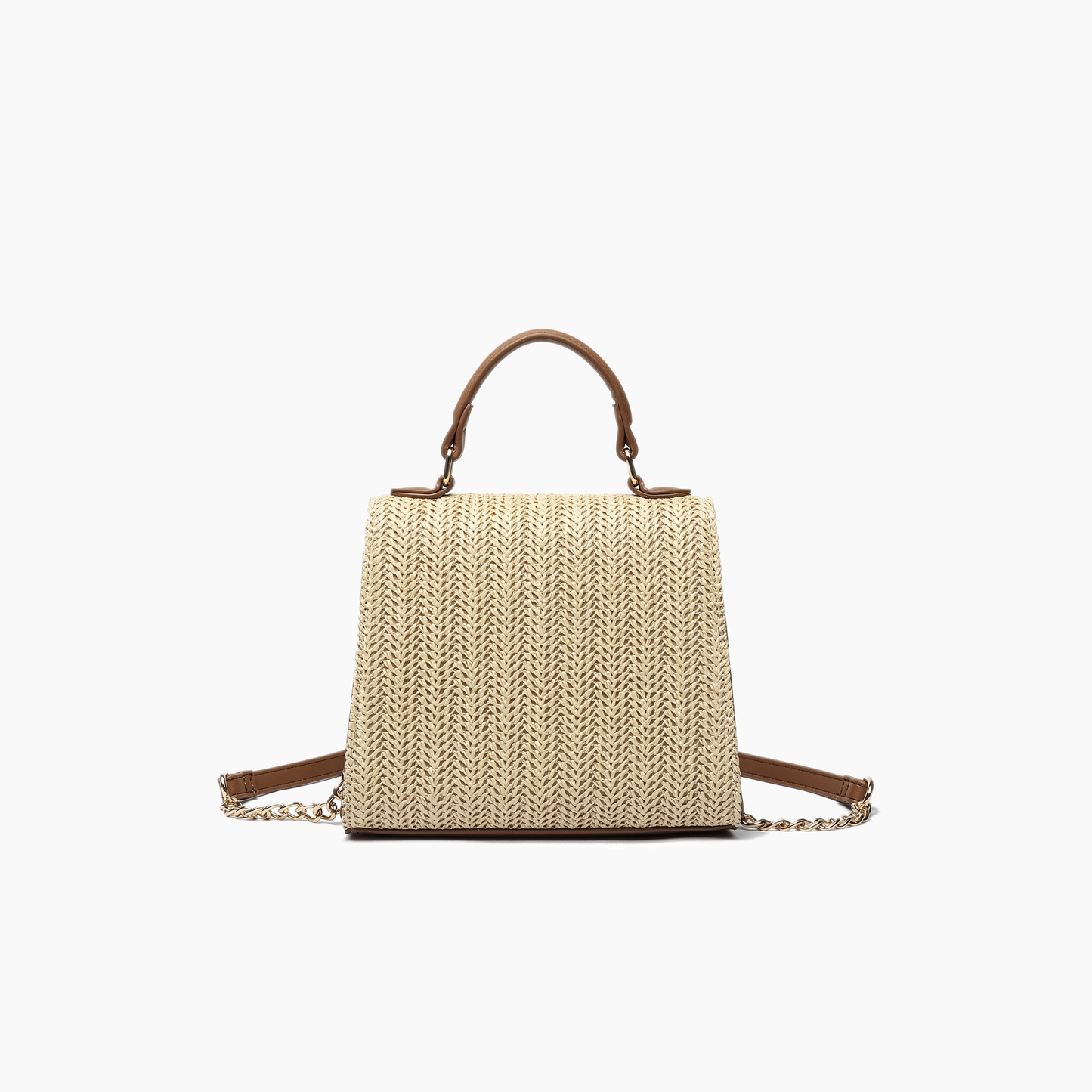 Woven Straw Crossbody Purse Casual Vacation Travel Bag
